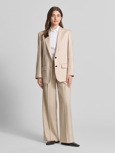 HUGO Weite Hose aus Viskose-Mix Modell 'HALATI' Beige 1