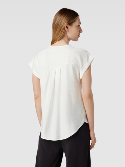 Fransa Blouseshirt met V-hals, model 'HOT' Offwhite - 5