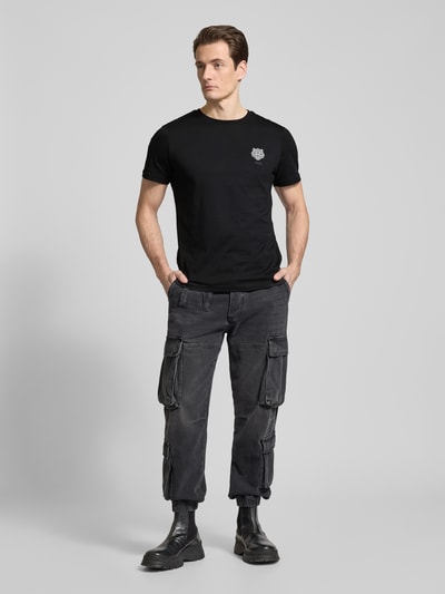 Antony Morato T-Shirt mit Motiv- und Label-Print Black 1