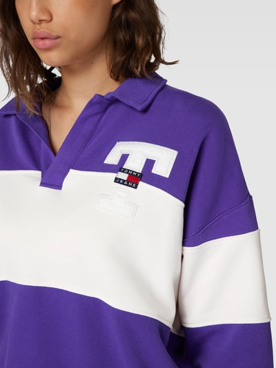 Tommy Jeans Sweatshirt met labeldetail Paars - 3