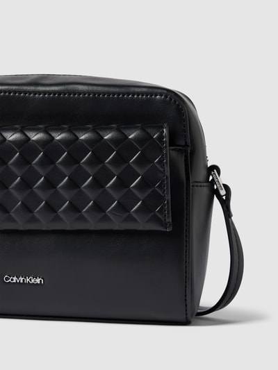 CK Calvin Klein Cameratas met labeldetail Zwart - 3