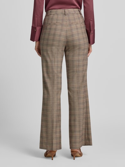 Jake*s Collection Wide Fit Schlaghose aus Viskose-Mix Schoko 5