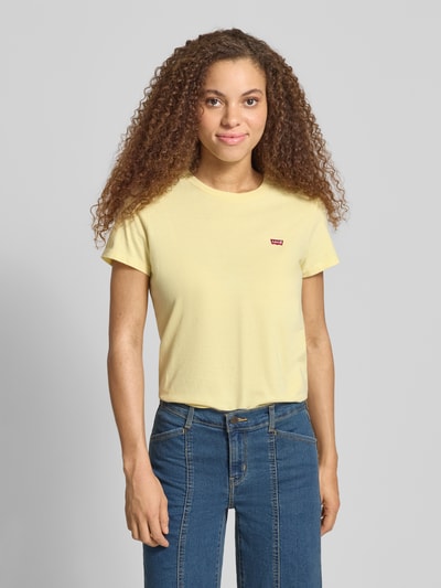 Levi's® Regular Fit T-Shirt aus reiner Baumwolle Pastellgelb 4