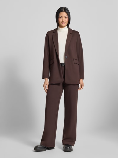 FREE/QUENT Regular Fit Blazer mit Pattentaschen Modell 'Nanni' Dunkelbraun 1