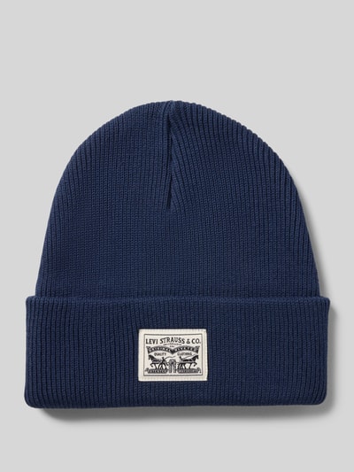 Levi's® Mütze mit Logo-Patch Modell 'Beanie' Marine 1