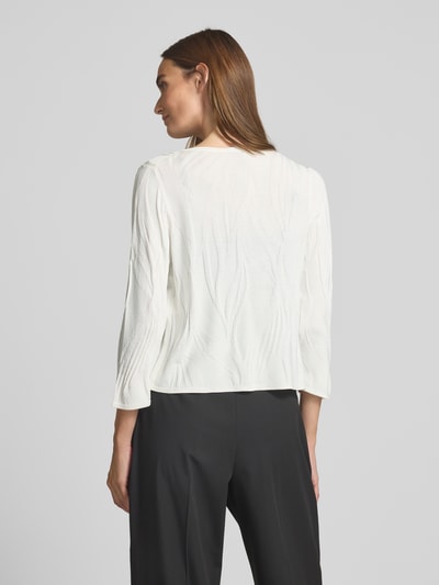 s.Oliver BLACK LABEL Korte cardigan van viscosemix Wit - 5