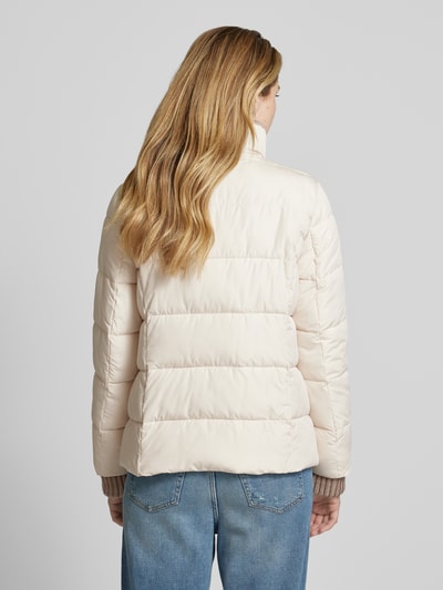 WHITE LABEL Gewatteerd jack met opstaande kraag Offwhite - 5