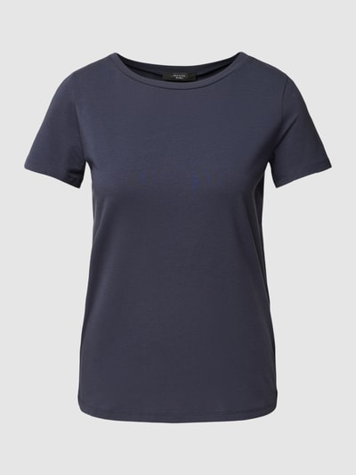 Weekend Max Mara T-shirt in wit met ronde hals, model 'MULTIB' Marineblauw - 2