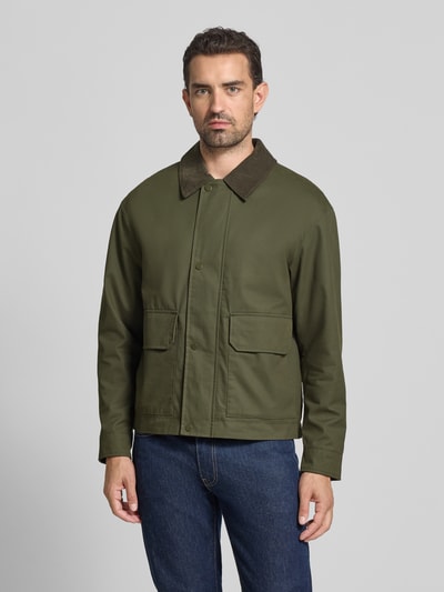 Jack & Jones Premium Jacke mit aufgesetzten Pattentaschen Khaki 4