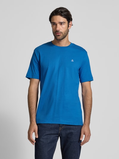 Marc O'Polo Regular Fit T-Shirt aus reiner Baumwolle Jeansblau 4