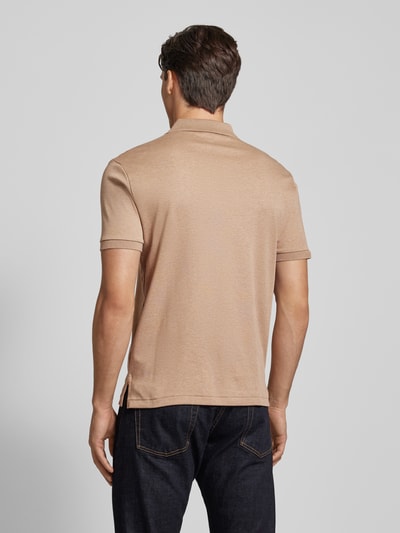 Polo Ralph Lauren Regular fit poloshirt met labelstitching Beige - 5