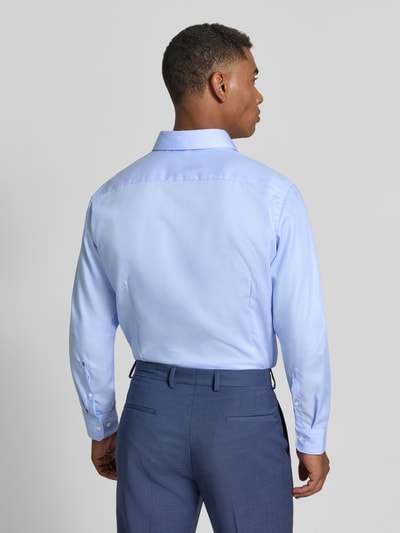 Seidensticker Slim Fit Businesshemd aus reiner Baumwolle Modell 'New Kent' Bleu 5