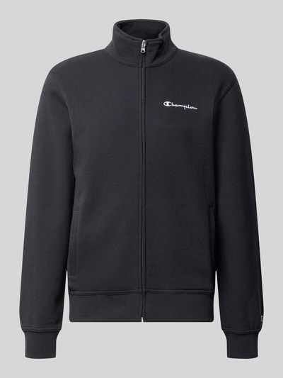 Champion Sweatjacke mit Logo-Stickerei Black 2