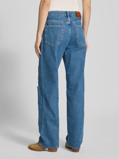 Calvin Klein Jeans Jeansy o kroju straight fit z efektem znoszenia Jeansowy niebieski 5