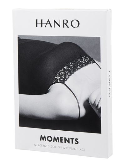 Hanro Top aus merzerisierter Baumwolle Modell 'Moments' Black 3