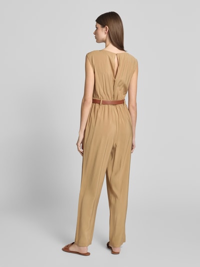 Zero Jumpsuit mit Taillengürtel Beige 5