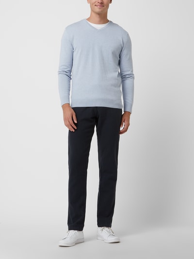Tom Tailor Pullover aus Baumwolle Bleu meliert 1