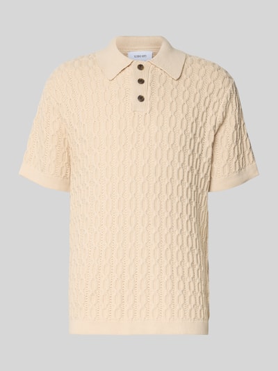 Les Deux Regular Fit Poloshirt mit Knopfleiste Modell 'Garrett' Sand 2