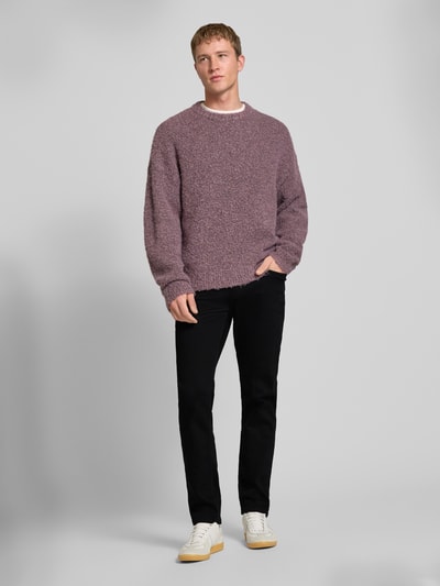 REVIEW Slim Fit Jeans im klassischen Five-Pocket-Design Black 1