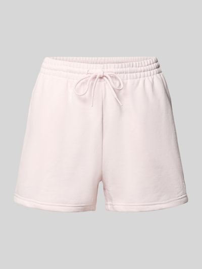 Produktfoto, Straight Fit Shorts mit Tunnelzug Modell 'French' von New Balance aus Baumwoll-Mix in zartem Rosa, glatte Textur, Damen Shorts