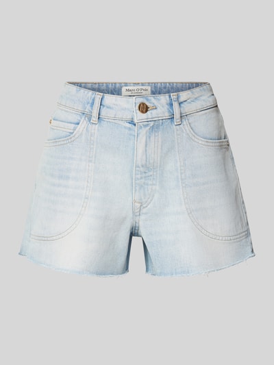 Marc O'Polo Regular Fit Jeansshorts aus Baumwoll-Mix Hellblau 1