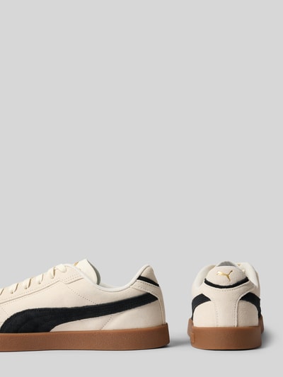 Produktfoto, Sneaker aus echtem Leder Modell 'Club II Era' von PUMA, beige-schwarz mit brauner Sohle, Herren Sneaker von PUMA