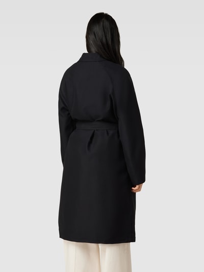 Vero Moda Outdoor Trenchcoat met strikceintuur, model 'DOREEN' Zwart - 5