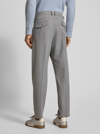 Cinque Pantalon met persplooien en achterzakken Lichtgrijs - 5