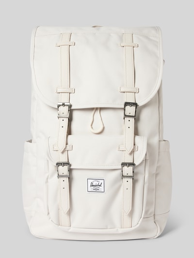 Herschel Rugzak met labeldetail, model 'Little America™' Zand - 2