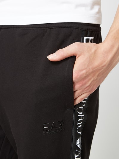 EA7 Emporio Armani Joggingbroek met logodetails Zwart - 3