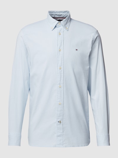 Tommy Hilfiger Slim fit vrijetijdsoverhemd met button-downkraag, model 'OXFORD' Lichtblauw - 2