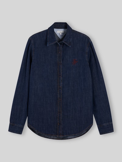 Tommy Hilfiger Jeansbluse aus reiner Baumwolle Modell 'MYF' Jeansblau 2