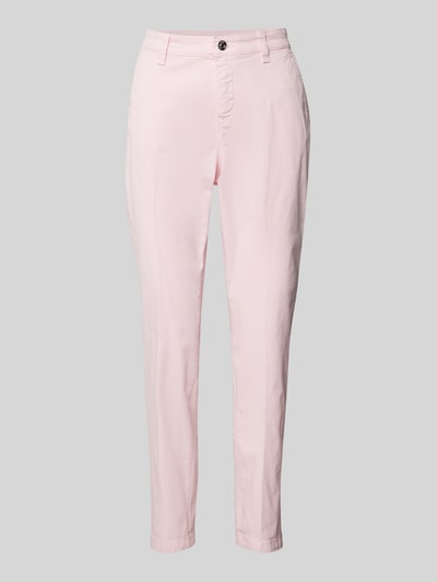 MAC Slim Fit Chino mit verkürztem Schnitt Modell 'TURN UP' Rosa 2