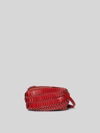 Rabanne Crossbody Bag mit Paillettenbesatz Rot 3