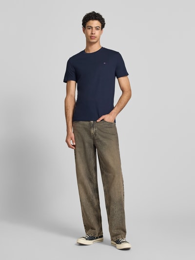 Tommy Jeans Slim Fit T-Shirt Set aus reiner Baumwolle im 2er-Pack Dunkelblau 1