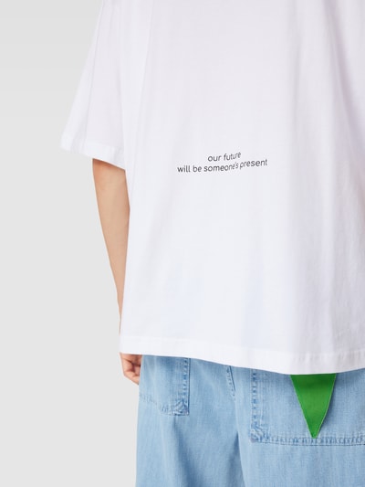 Preach Oversized T-Shirt mit Label-Prints Weiss 6