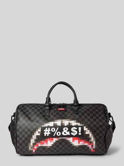 Sprayground Duffle Bag mit Allover-Print Modell 'CENSORED' Mittelgrau 2