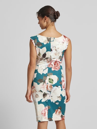 Swing Cocktailkleid mit Raffungen Gruen 5