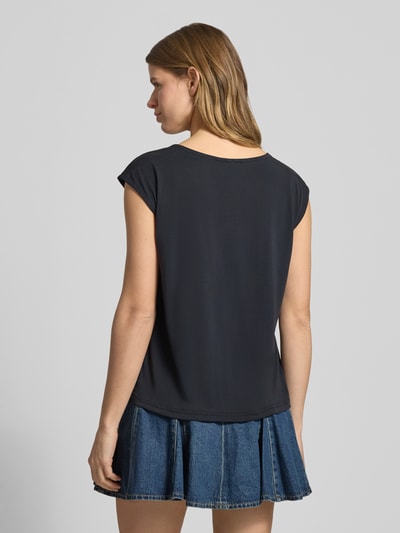 PIECES Relaxed Fit T-Shirt aus Modal-Mix Modell 'KAMALA LACE' BLACK 5