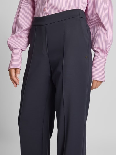 Marc Cain Stoffen broek met Franse steekzakken Marineblauw - 3