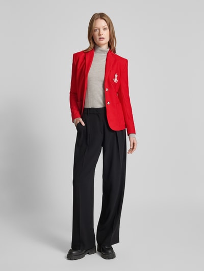 Lauren Ralph Lauren Blazer mit Label-Badge Rot 1