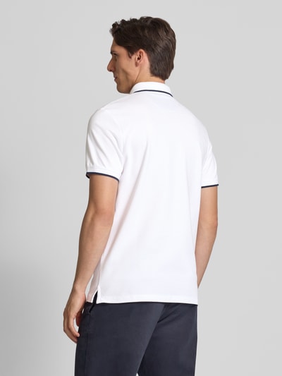 s.Oliver RED LABEL Regular Fit Poloshirt aus Baumwoll-Mix Weiss 5