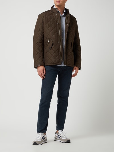 Barbour Steppjacke mit Wattierung Modell 'Powell' Oliv 1