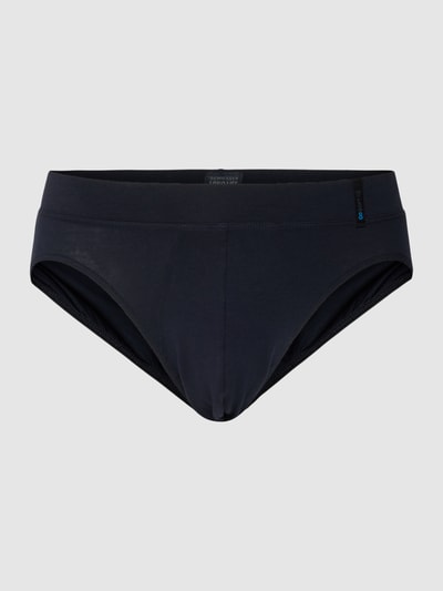 Schiesser Slip mit Steppnähten Black 2