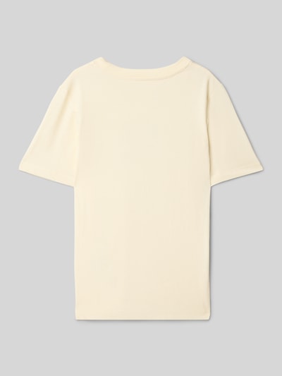 Jack & Jones T-shirt met labelprint, model 'TAVIRA' Ecru - 3