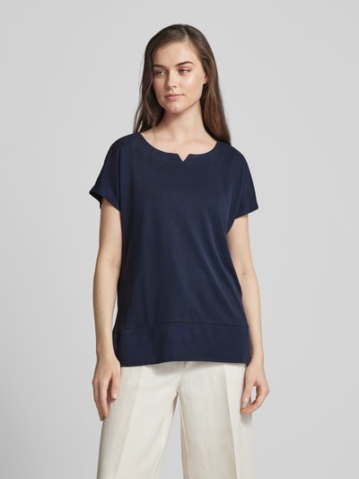 Tom Tailor T-shirt in een effen design Marineblauw - 4