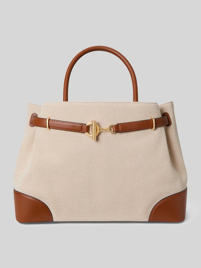 Lauren Ralph Lauren Henkeltasche aus Segeltuch Beige 1