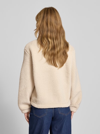 Only Regular Fit Troyer mit Allover-Muster Modell 'NEW DALLAS' Ecru 5