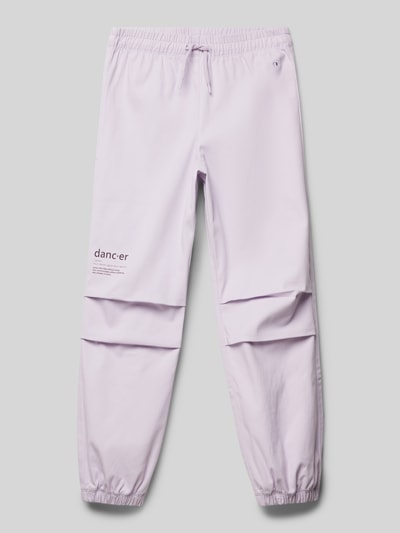 CHAMPION Sweatpants mit Logo-Print Flieder 1