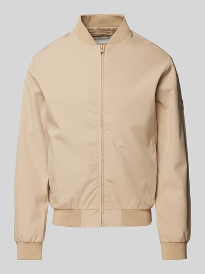 Jack & Jones Premium Bomberjack met opstaande kraag, model 'ILLUSION' Lichtgrijs - 2